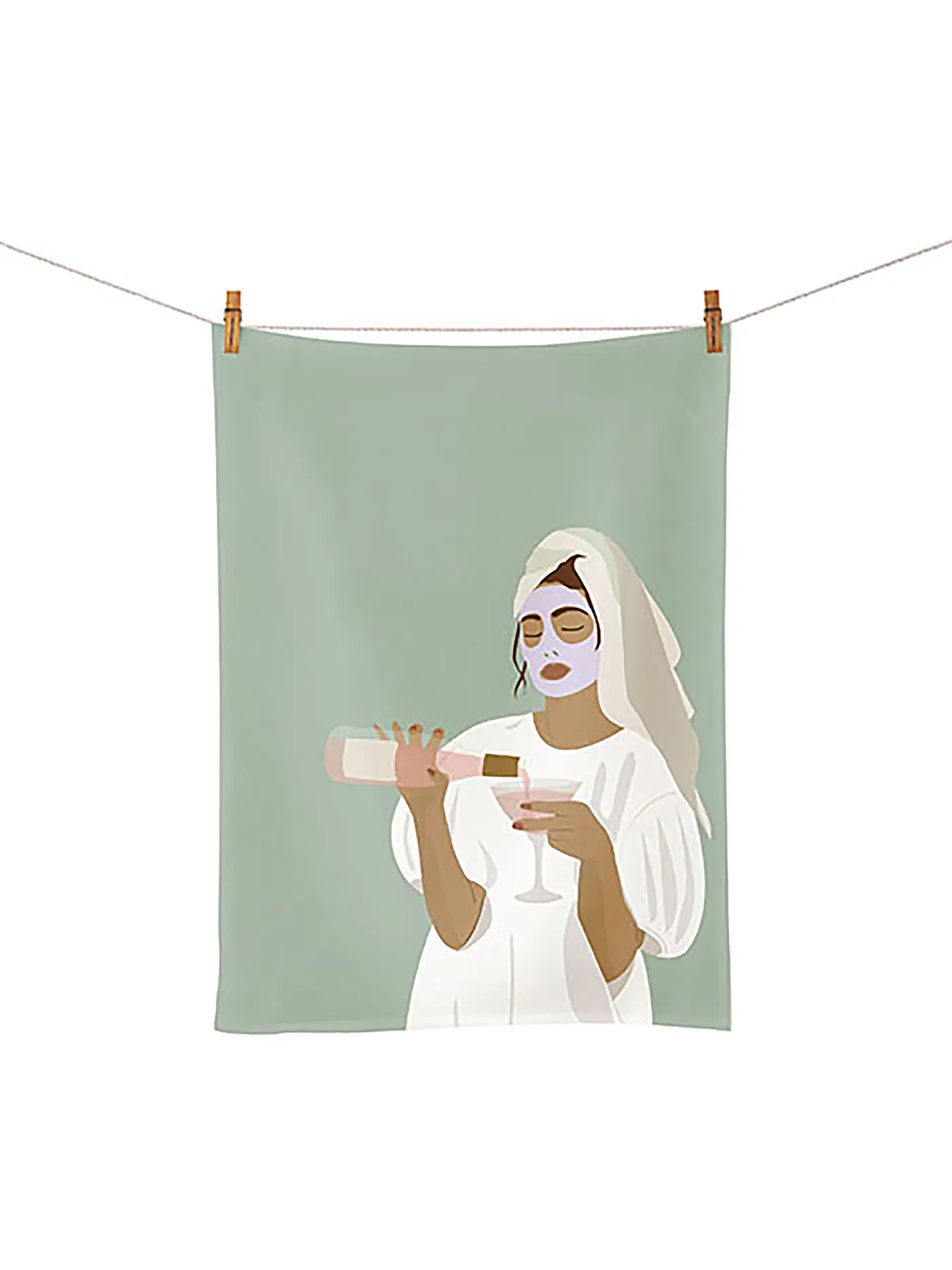 CHIC.MIC | Geschirrtuch 50x70cm Clean | hellgrün